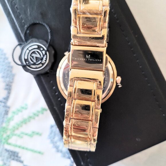 Michael Philippe Women's Diamond Rose Gold Watch - Picture 5 of 5